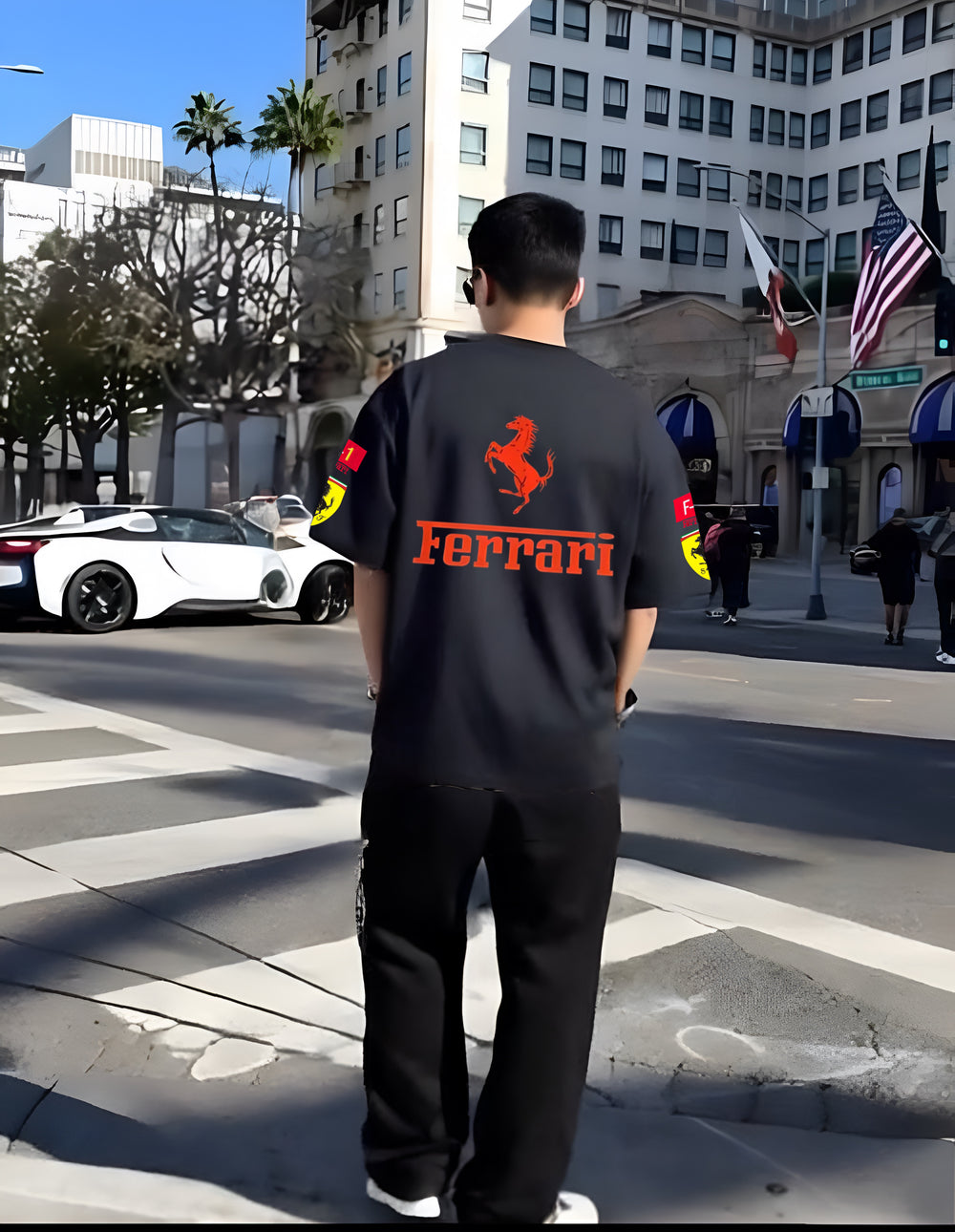 Ferrari Red T-shirt Trending Article