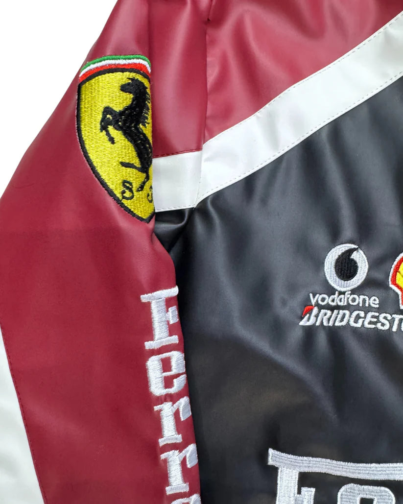 Ferrari F1 Leather Jacket – Streetwear-Inspired Motorsport Fashion