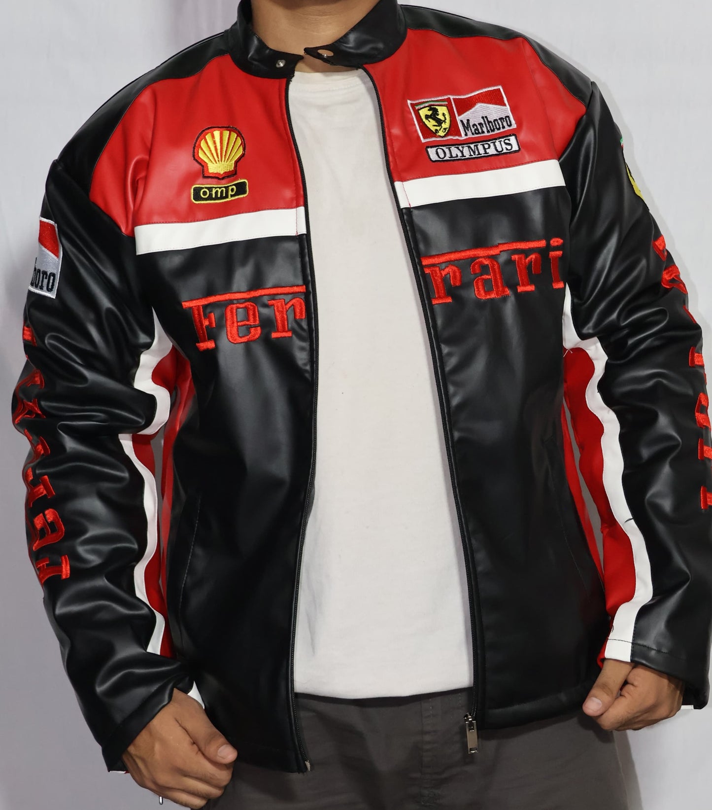 Ferrari F1 Jacket – Luxury Motorsport Apparel Leather