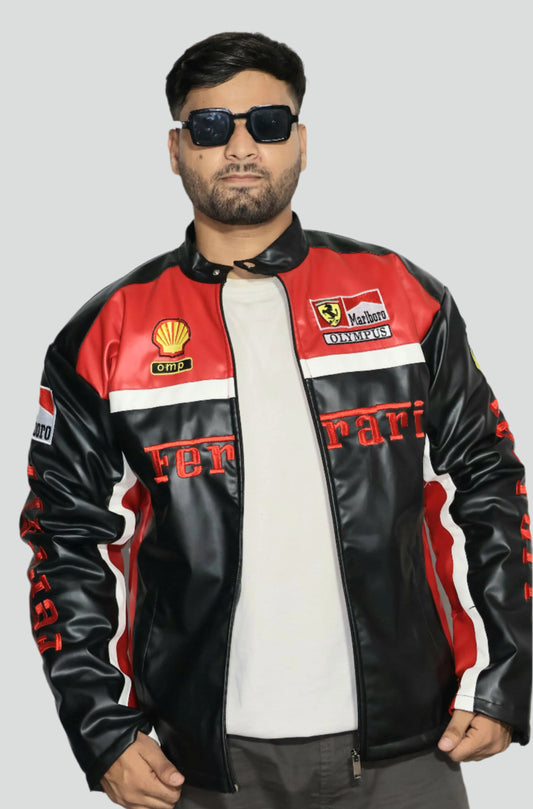 Ferrari F1 Jacket – Luxury Motorsport Apparel Leather