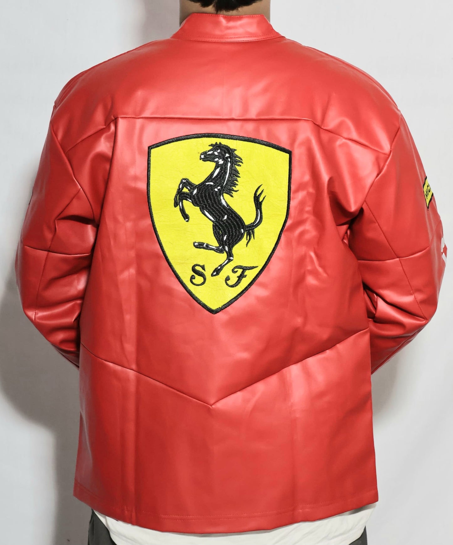 Red Ferrari Racing Jacket: Elevate Your Style with Motorsport Heritage
