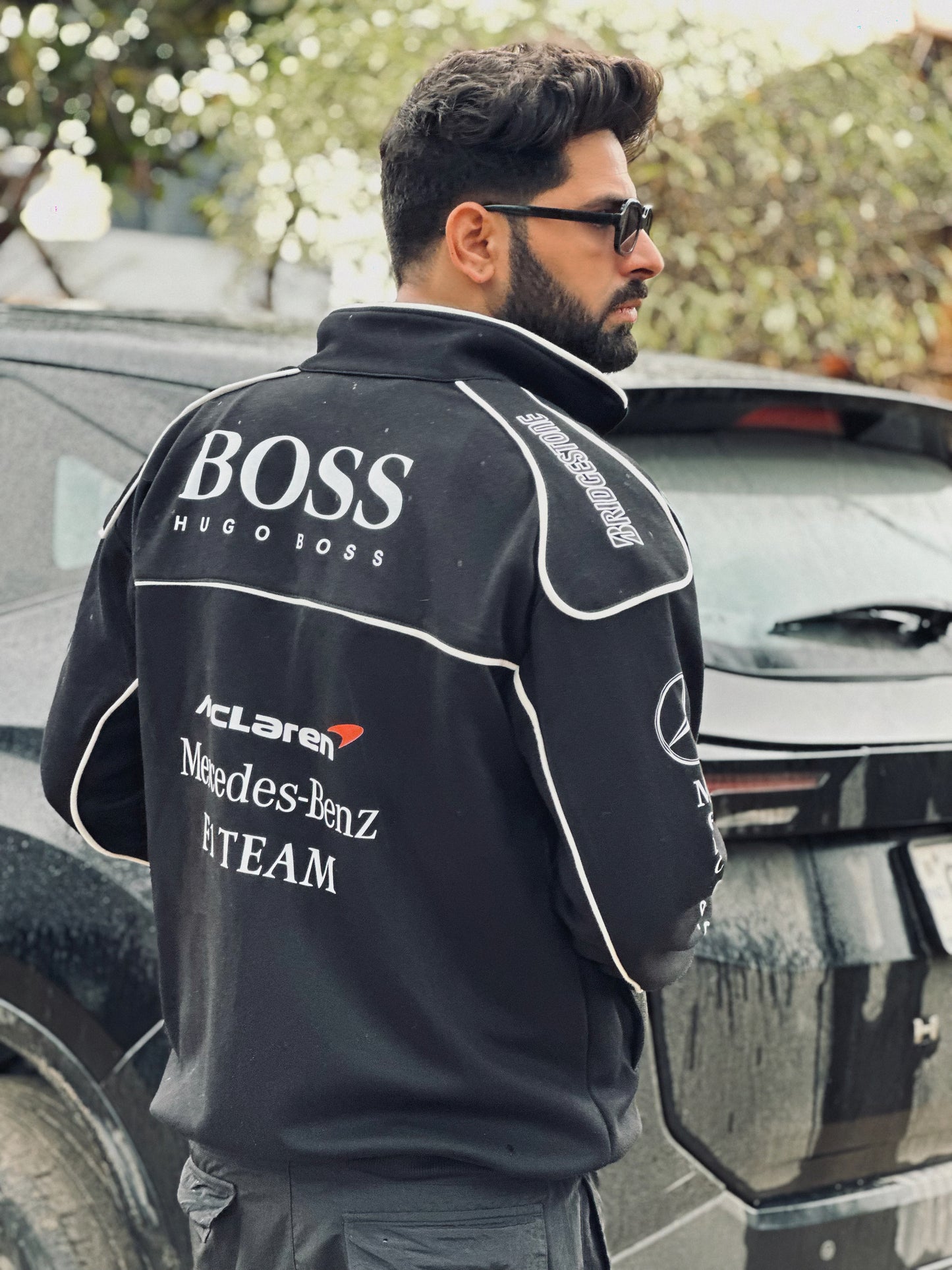 Mercedes F1 & McLaren Vintage Racing Jacket - Mercedes AMG | Vintage Drip Collection