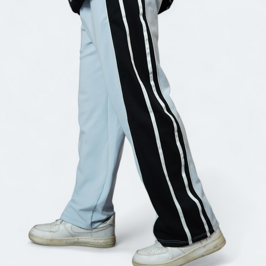 Baggy Zip Track Pants for Men – Trendy & Comfortable