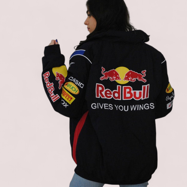 Streetwear Red Bull F1 Racing Jacket Premium And Stylish At vintageDrip
