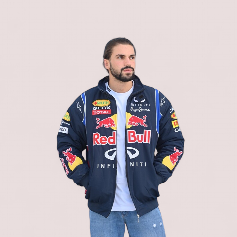 Streetwear Red Bull F1 Racing Jacket Premium And Stylish At vintageDri
