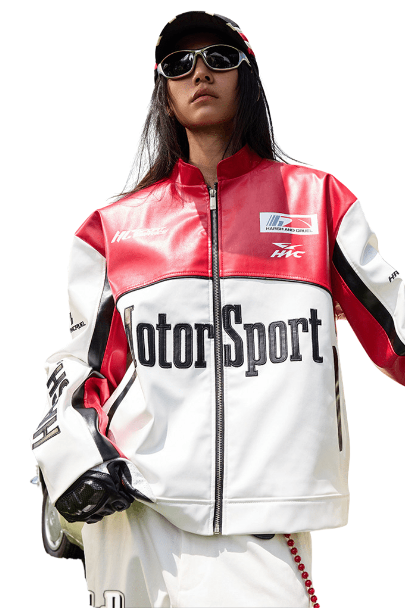 Marlboro Leather Jacket – Classic Racing Fashion