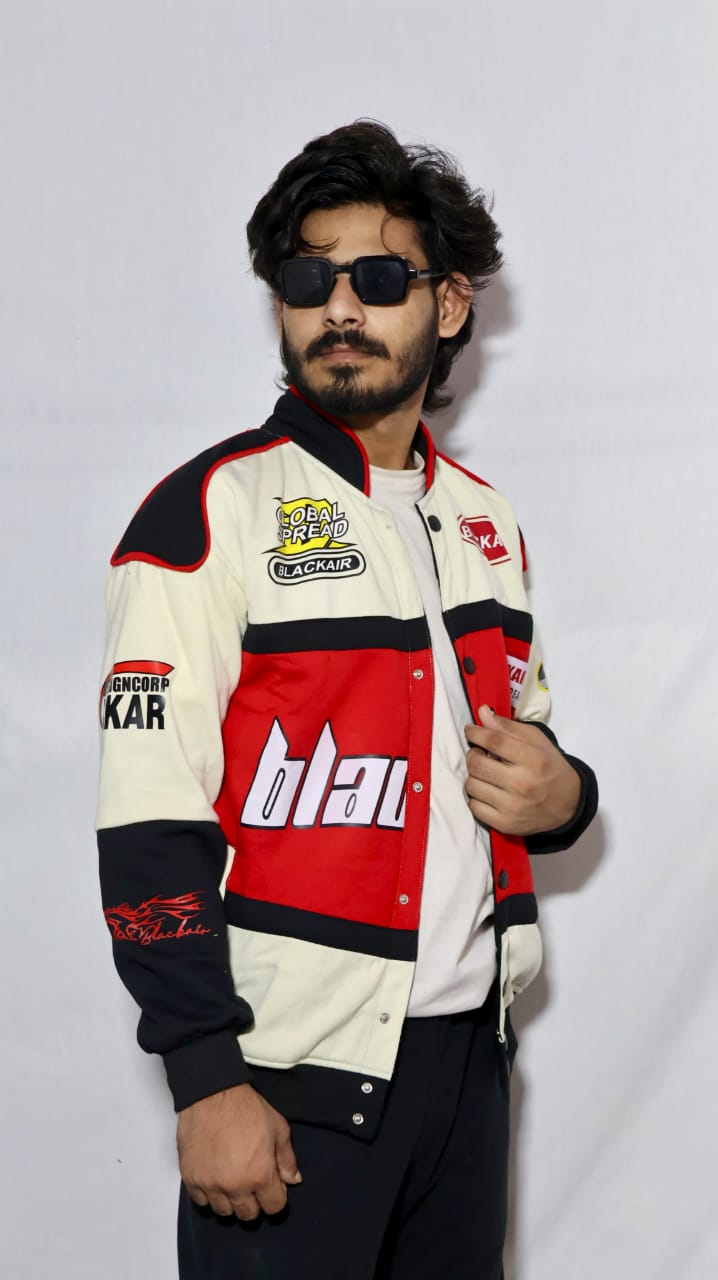 Black Air acket Motorsport Fashion & Stylish Racing Jacket