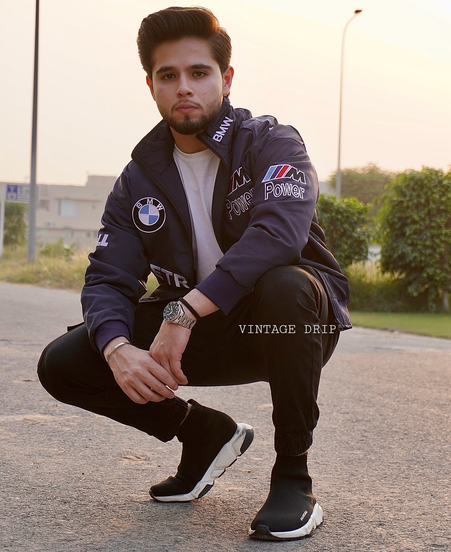 BMW F1 Vintage Racing Jacket – Premium Embroidered Look