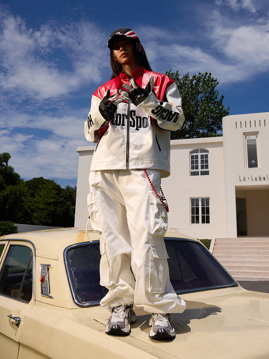 Marlboro Leather Jacket – Classic Racing Fashion