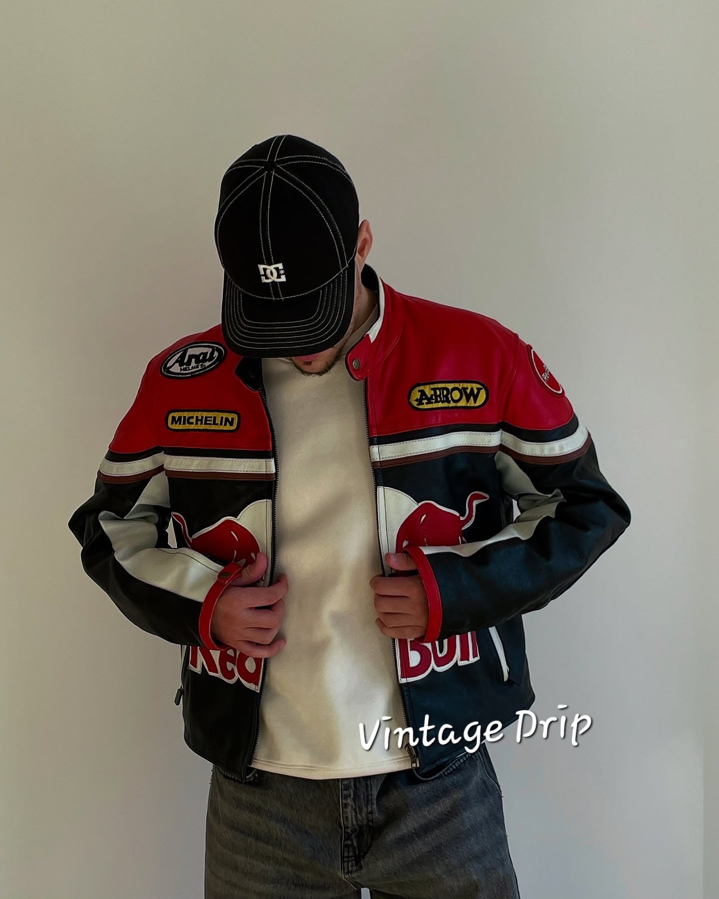 Red Bull F1 Leather Racer Jacket – Elite Motorsport Style & Premium Quality