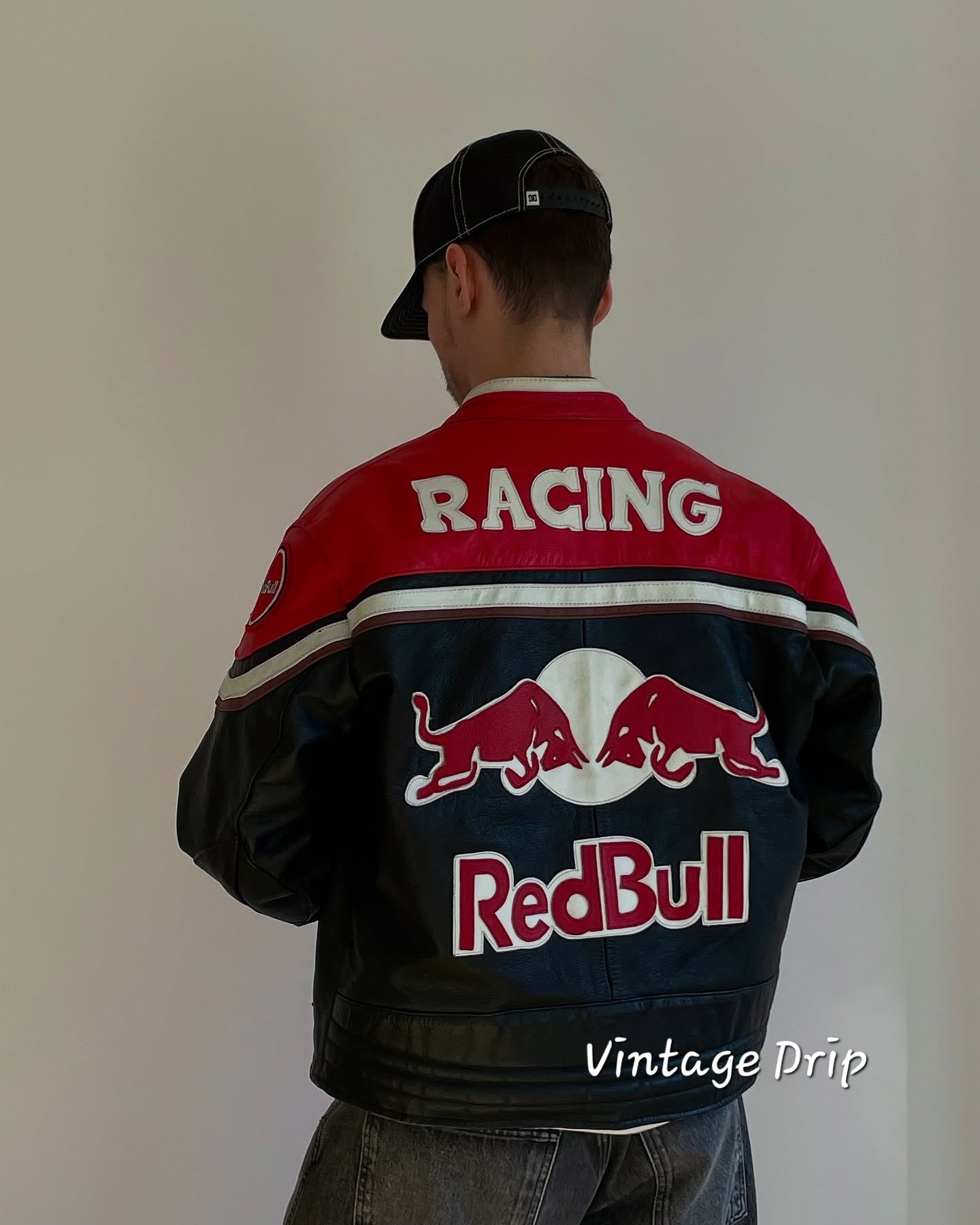 Red Bull F1 Leather Racer Jacket – Elite Motorsport Style & Premium Quality