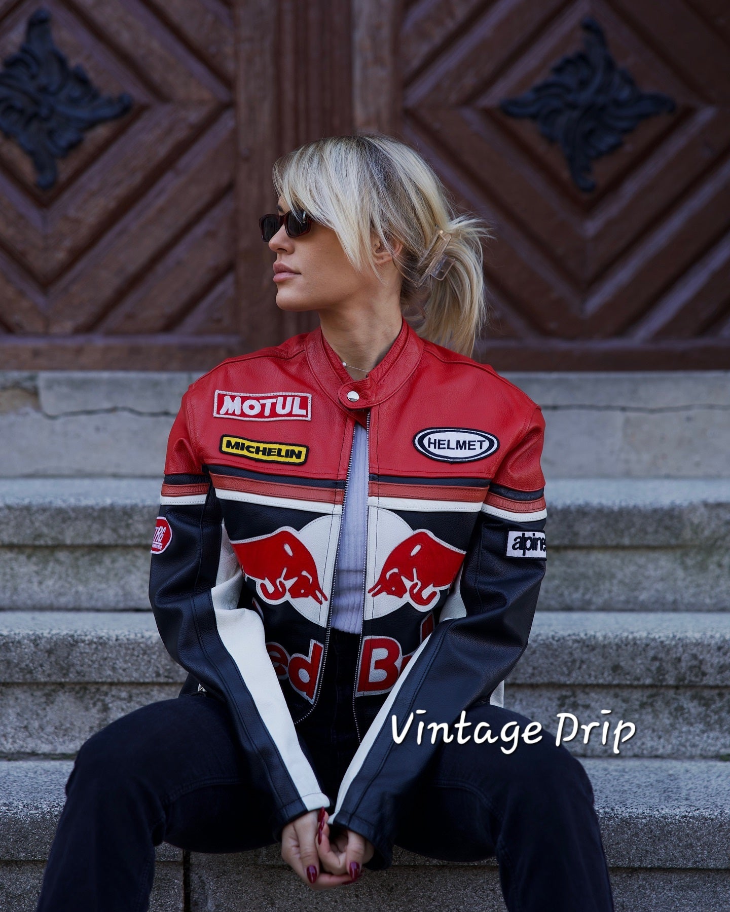 Red Bull F1 Leather Jacket – Motorsport Legacy Meets Modern Style