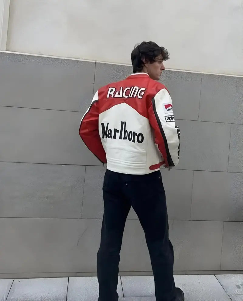 Marlboro F1 Leather Jacket – Iconic Design and Premium Quality