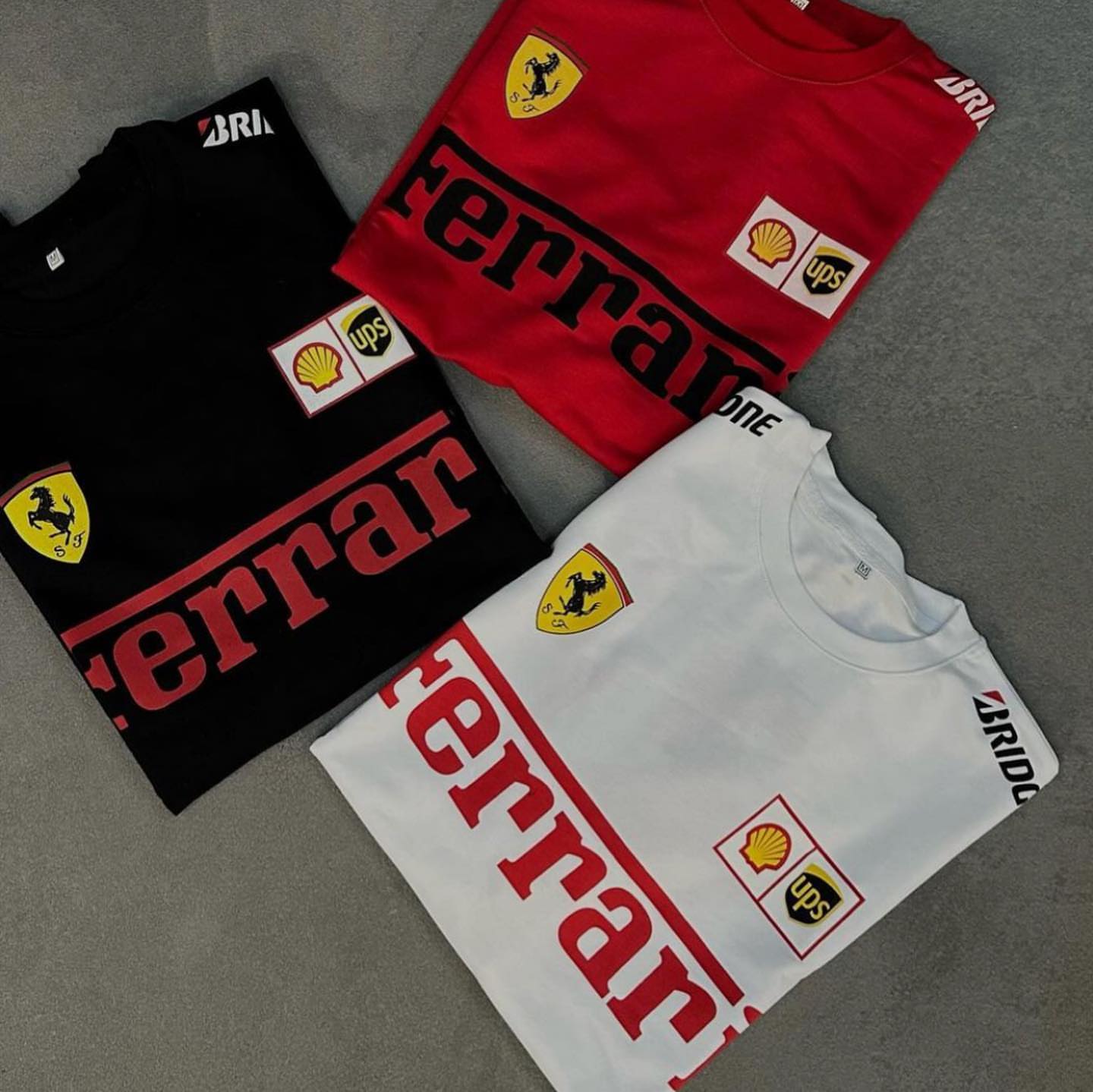 Ferrari F1 Vintage Racing T-shirt for men and women