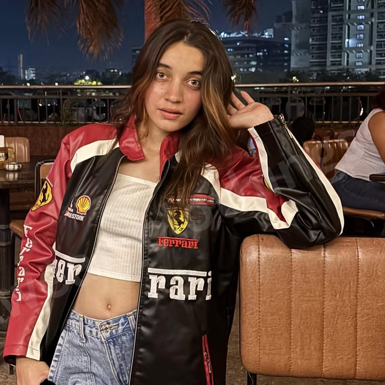 Ferrari F1 Leather Jacket – Iconic Motorsport Fashion – Vintage drip