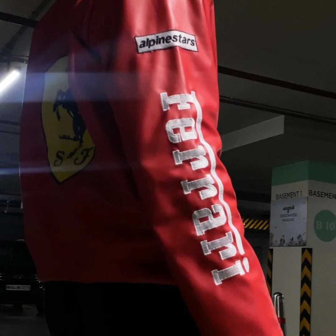 Ferrari F1 Leather Jacket – Perfect for Racing Fans