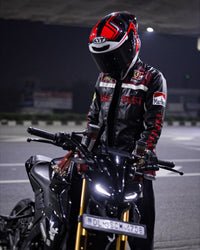 LEATHER RACING JACKET