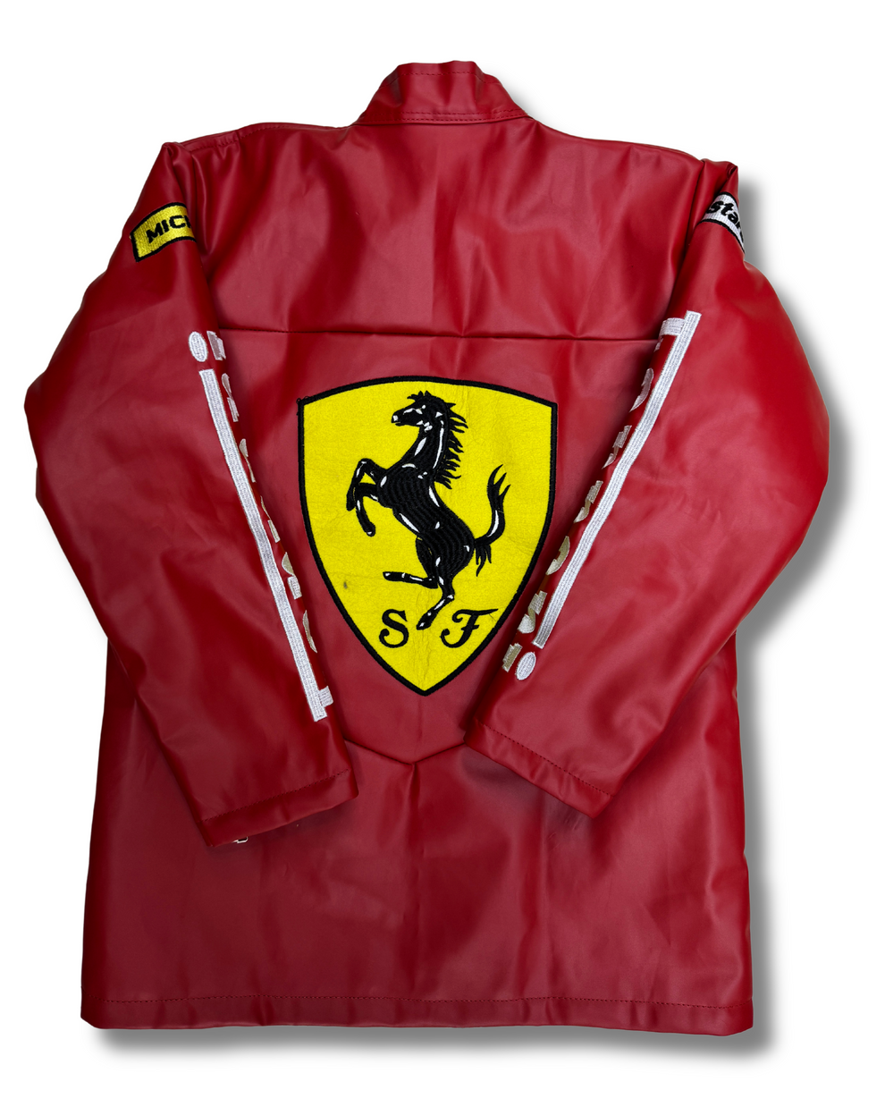 Red Ferrari F1 Leather Jacket: Bold, Iconic, and Full of Motorsport Passion