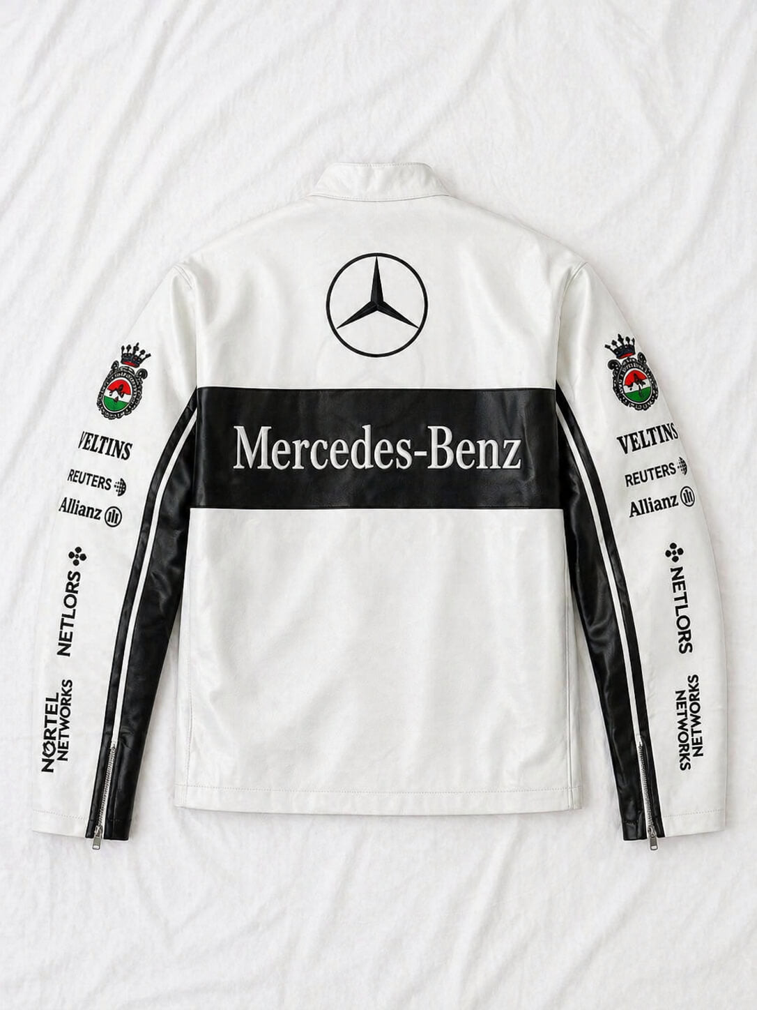Mercedes Racing Leather Jacket – Unisex Premium Jacket