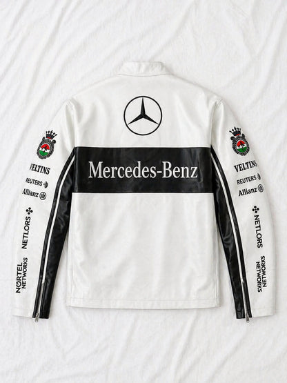 Mercedes Racing Leather Jacket – Unisex Premium Jacket
