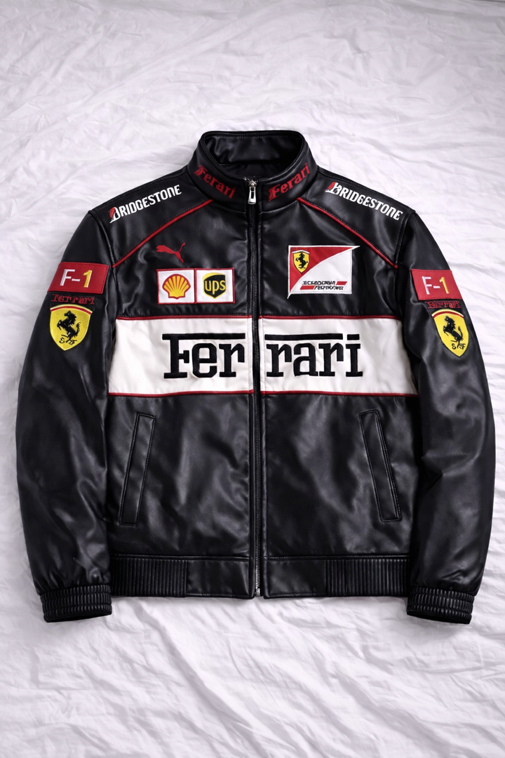LEATHER RACING JACKET – Vintage drip