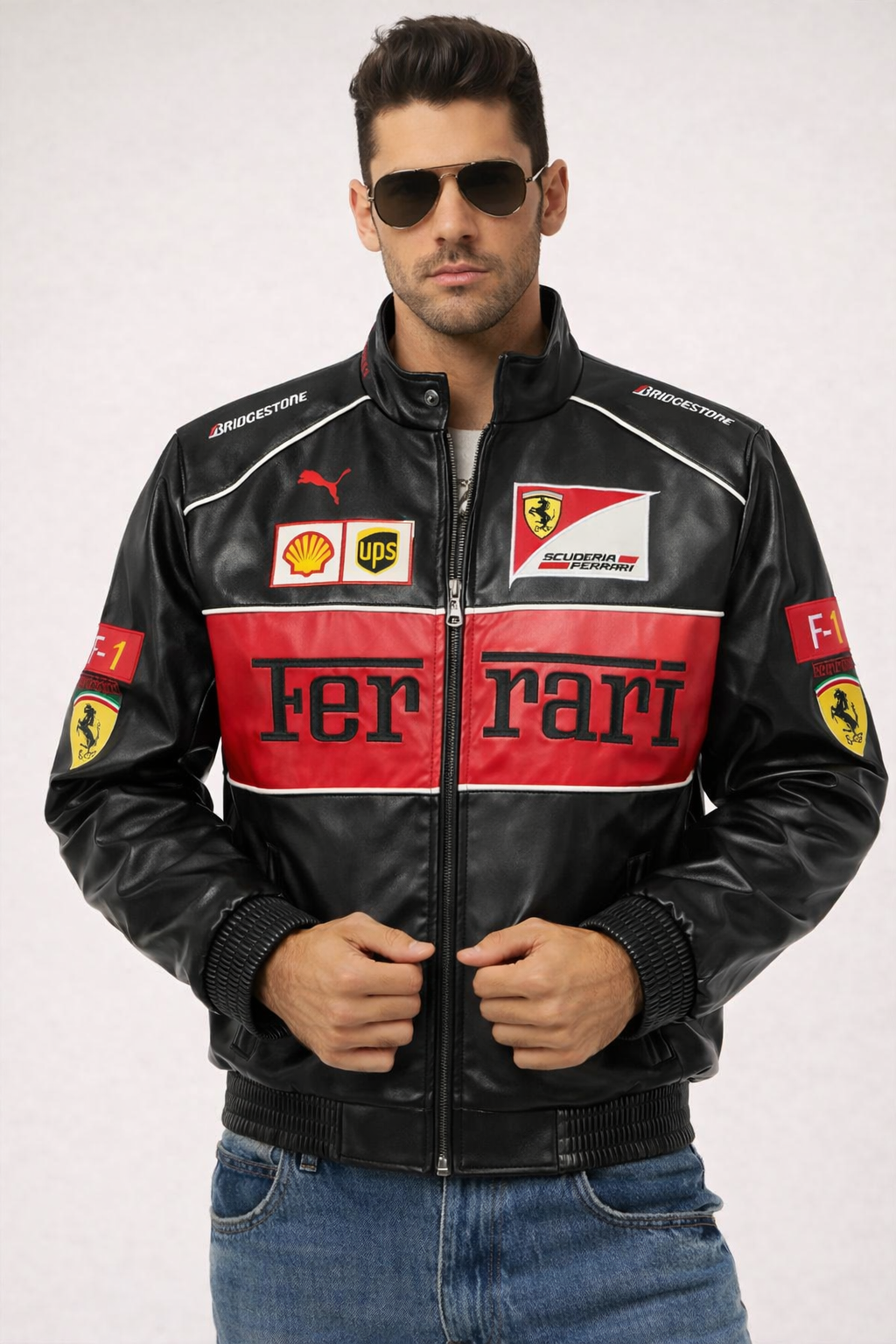 Ferrari F1 Leather Jacket in Black: Unleash Your Inner Racer Ferrari F1 Leather Jacket in Black: Unleash Your Inner Racer