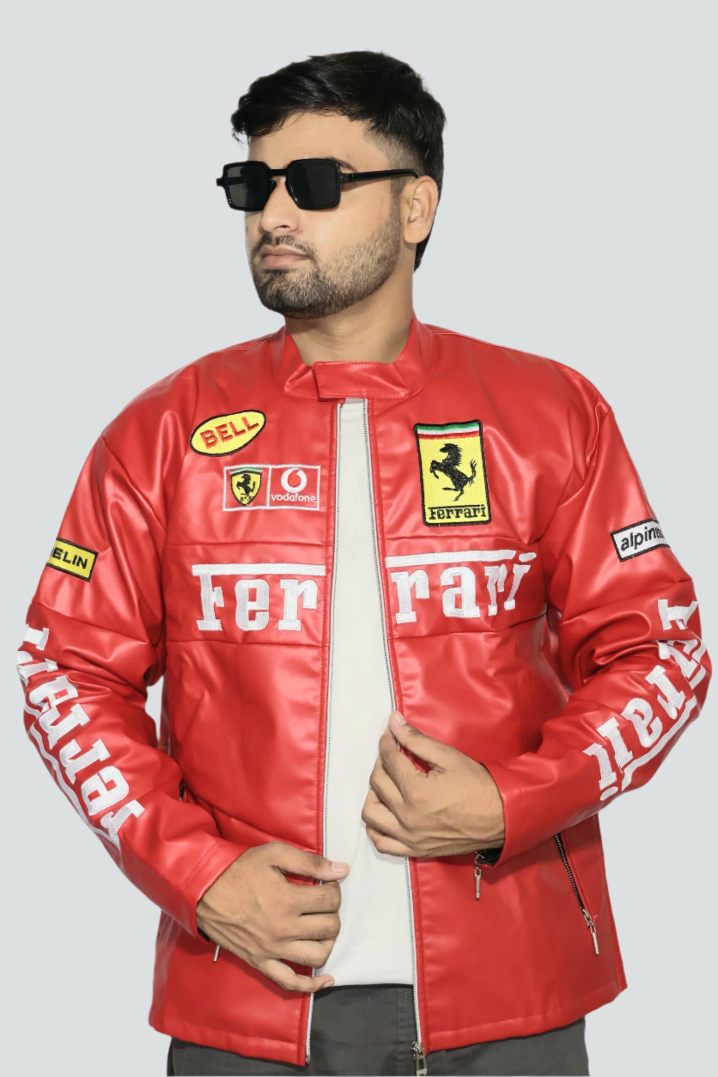 Red Ferrari Racing Jacket: Elevate Your Style with Motorsport Heritage