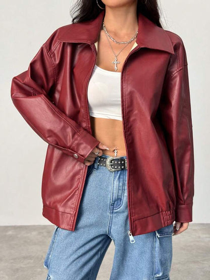 Stylish Leather Jacket for Winter by Vintage Drip