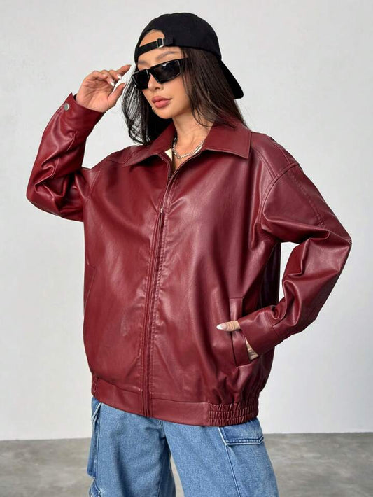 Stylish Leather Jacket for Winter by Vintage Drip