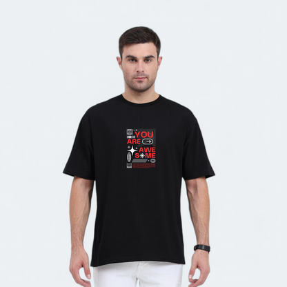 Over sized black Tshirt