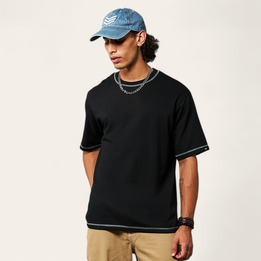 Oversized black t-shirt