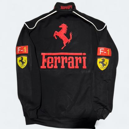 Black Ferrari Racing Jacket: A Stylish Tribute to Ferrari’s Legacy