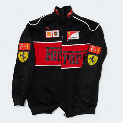 Black Ferrari Racing Jacket: A Stylish Tribute to Ferrari’s Legacy