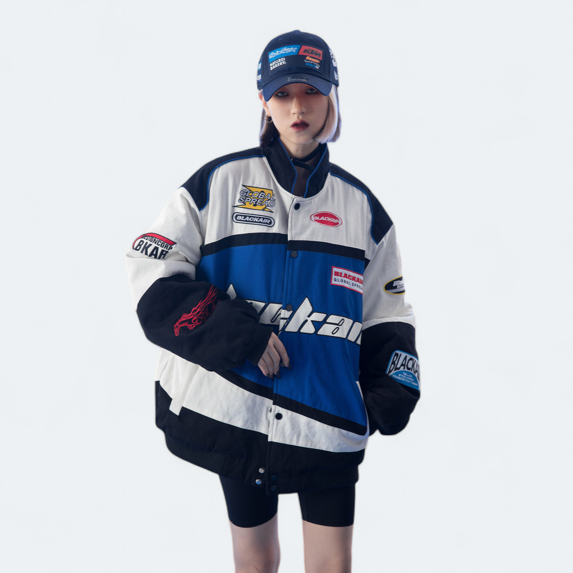 Black Air Motorsports racing Jacket Stylish and Modern. – Vintage drip