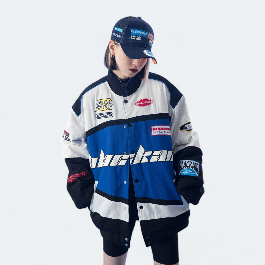 Black Air Motorsports racing Jacket Stylish and Modern. – Vintage drip