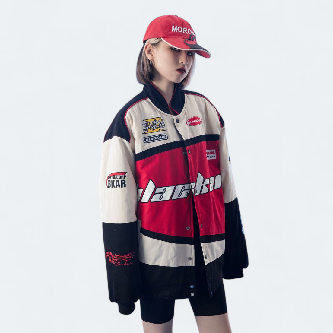 Black Air Motorsports Vintage Racing Jacket At VintageDrip – Vintage drip