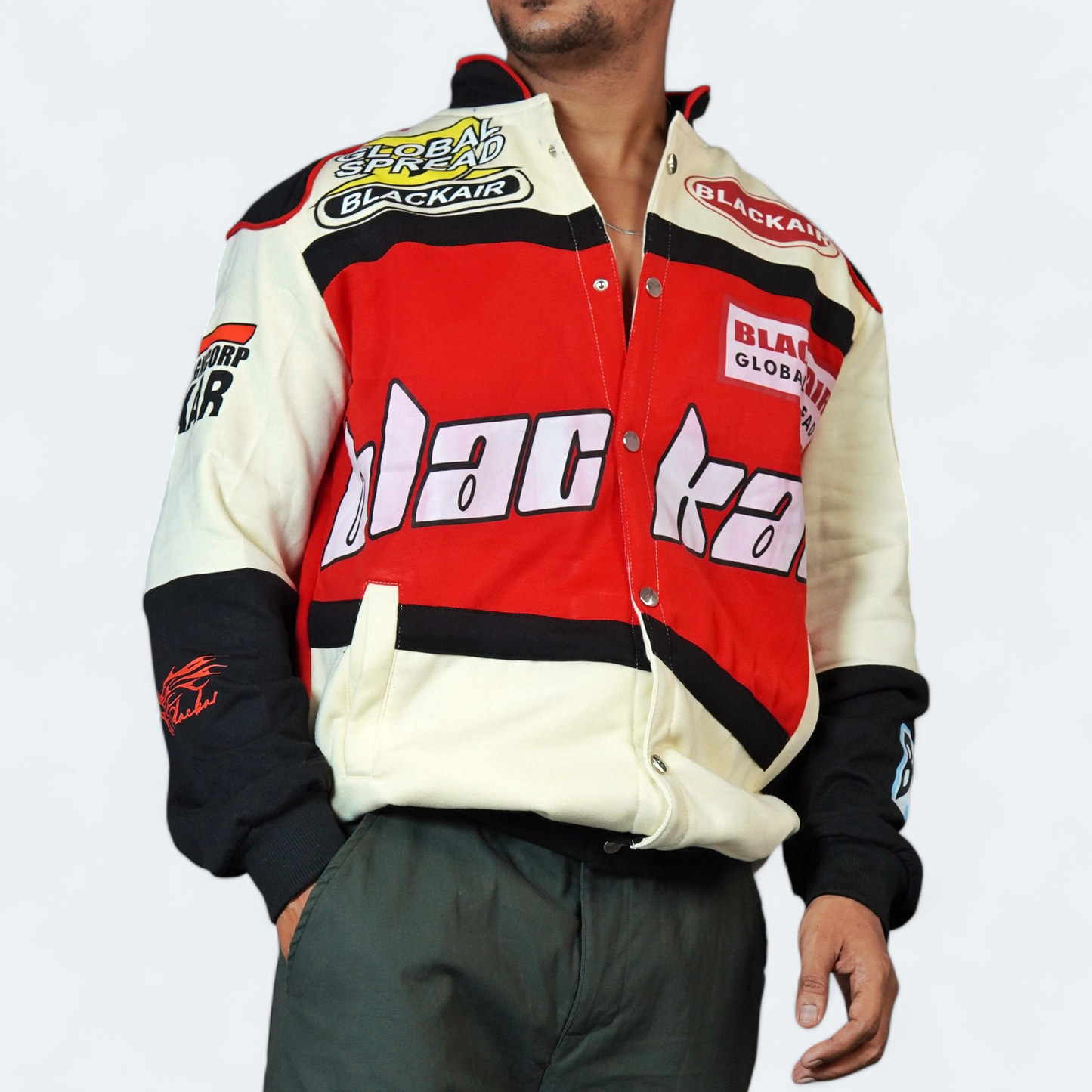 Blackair Motorsports Vintage Racing Jacket At VintageDrip – Vintage drip