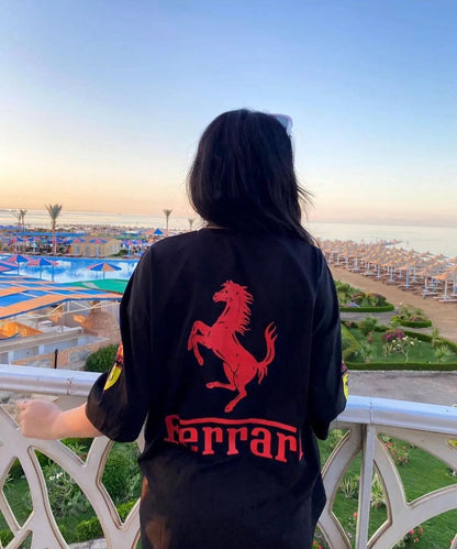 Ferrari oversized T-shirt stylish and Trendy | vintageDrip