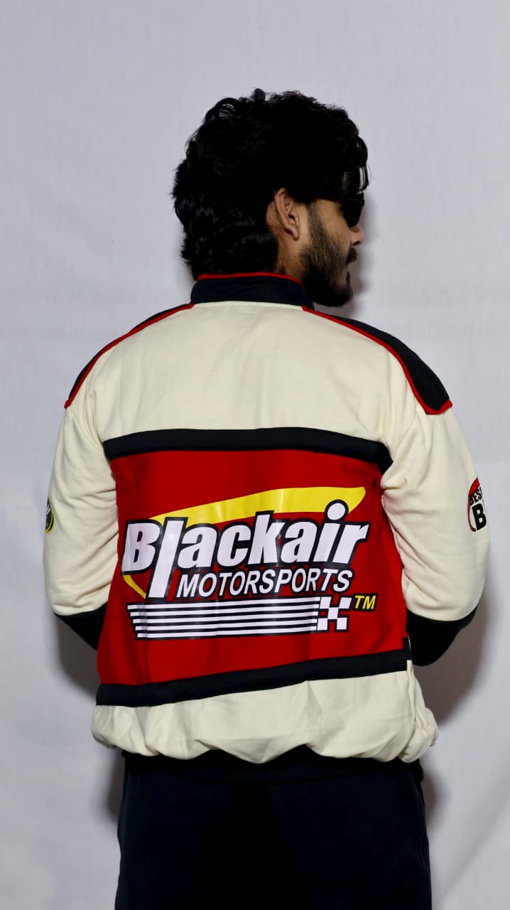 Black Air acket Motorsport Fashion & Stylish Racing Jacket