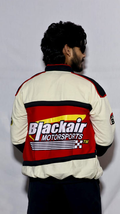 Black Air acket Motorsport Fashion & Stylish Racing Jacket