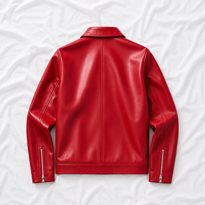 Fireman Metal Clasp Jacket | Premium Faux Leather Boxy Fit Streetwear