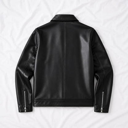 Fireman Clasp Jacket – Premium Faux Leather Boxy Fit