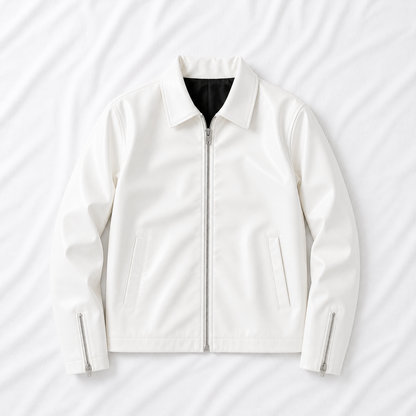 Boxy Fit Faux Leather Jacket – Trendy Unisex Streetwear India