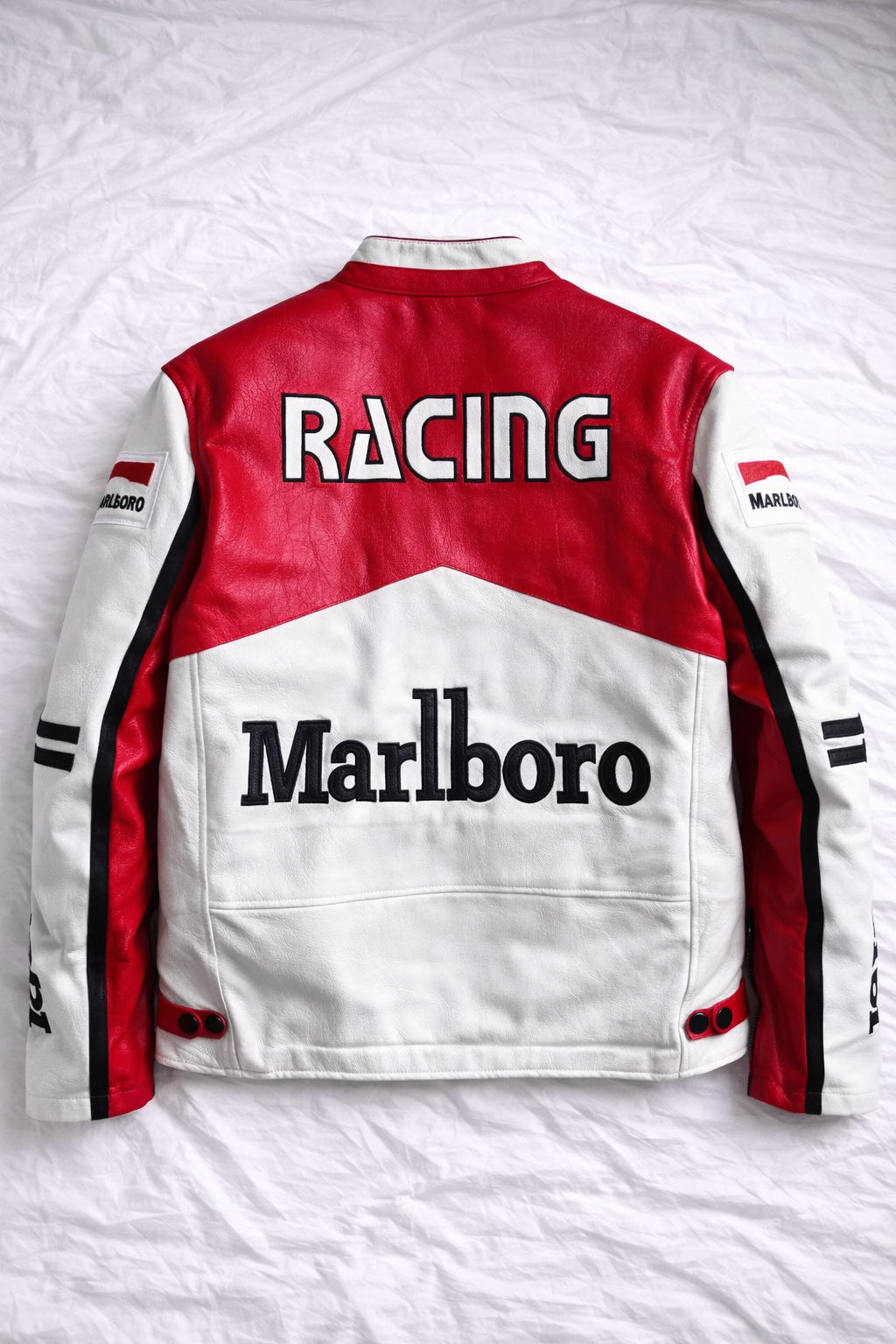 Marlboro F1 Leather Jacket – Iconic Design and Premium Quality
