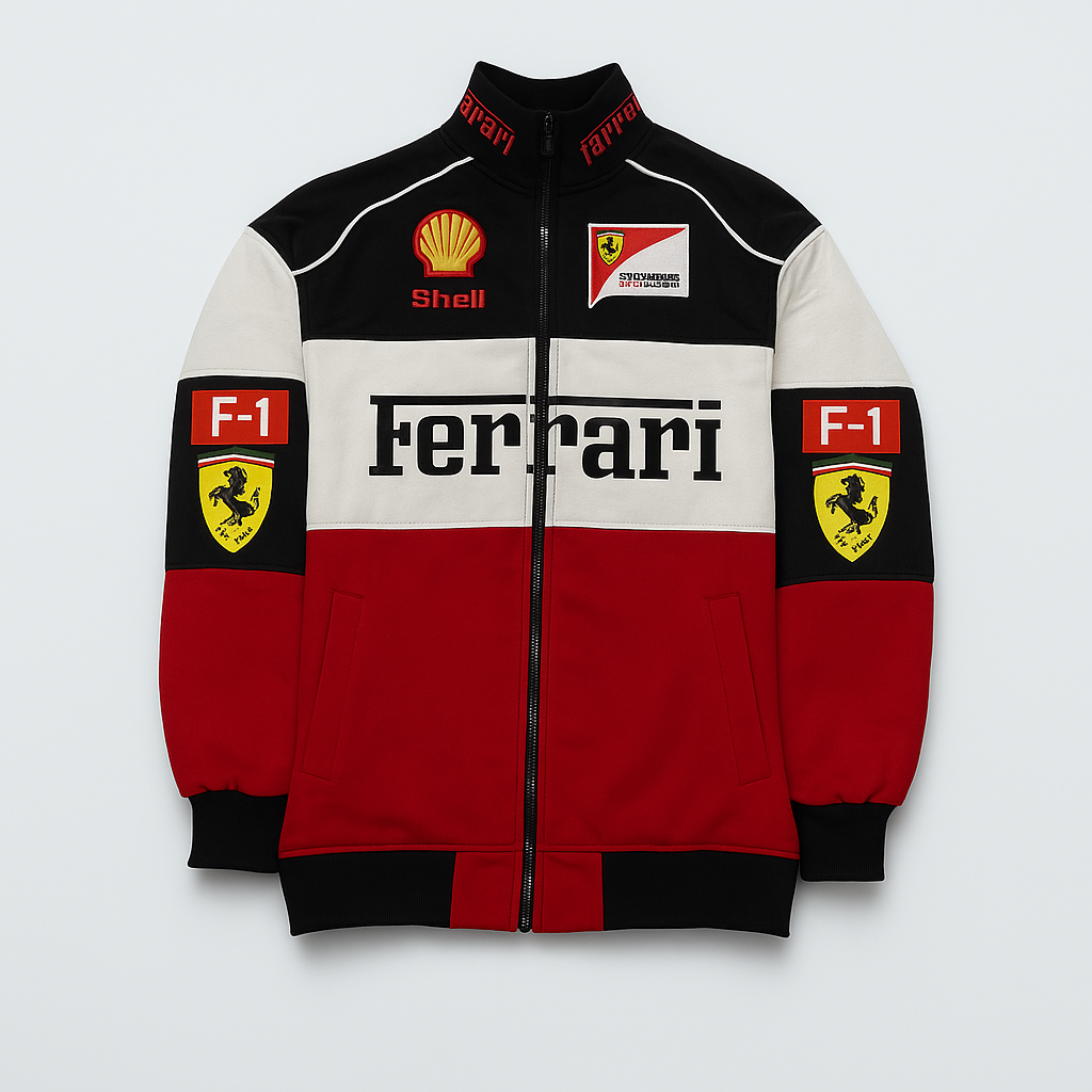Ferrari F1  Premium Racing Jacket: stylish Racing Apparel