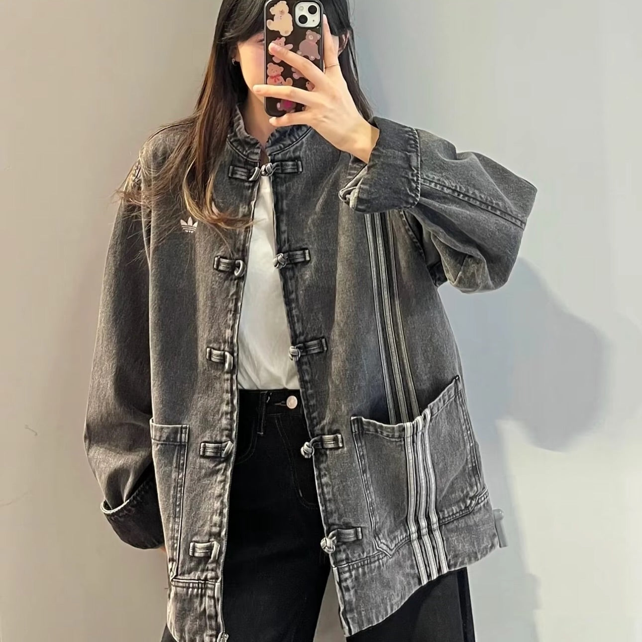 CNY Denim Jacket – Premium Washed Streetwear Jacket