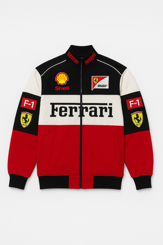Ferrari F1 Racing Jacket Premium And comfort at vintageDrip