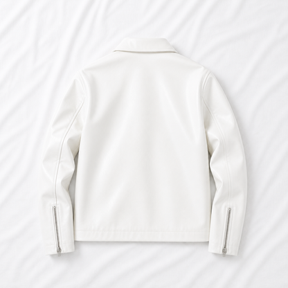 Boxy Fit Faux Leather Jacket – Trendy Unisex Streetwear India