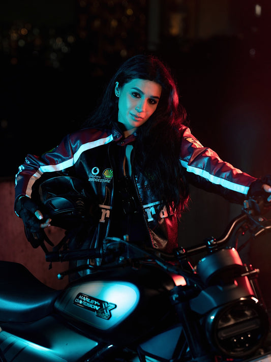 Ferrari F1 Leather Jacket in Black: Unleash Your Inner Racer
