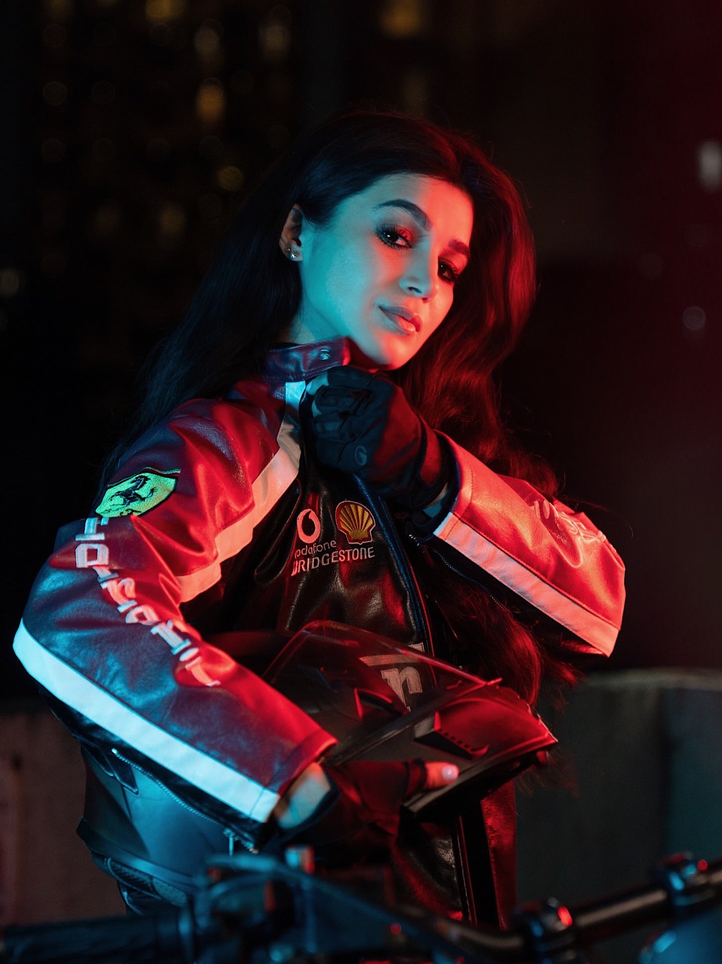 Ferrari F1 Leather Jacket in Black: Unleash Your Inner Racer